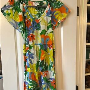 Velvet brand size small nwot Colorful Floral V-Neck Dress